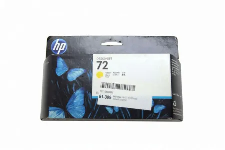 Картридж C9373A (HP 72) Yellow для HP DesignJet T610/ T620/ T770/ T790/ T795/ T1100/ T1120 совместимый