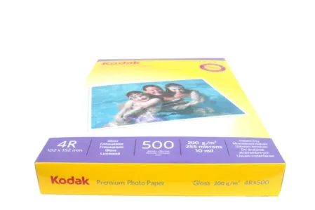 Фотобумага Kodak 4R 10х15 200г/м2 500 л., глянцевая односторонняя