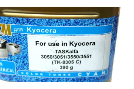 Тонер для Kyocera (390gr) Cyan TASKalfa 3050ci / 3051ci / 3550ci / 3551ci (ТК-8305C)