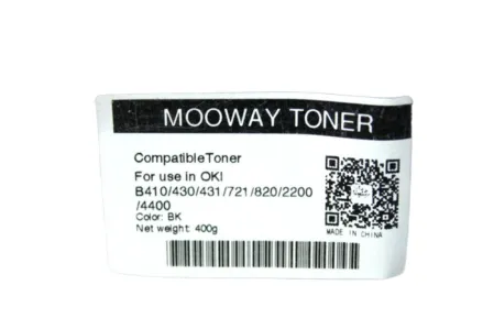 Тонер для OKI B410/ 430/ 431/ 721/ 820/ 2200/ 4400 (400 г)