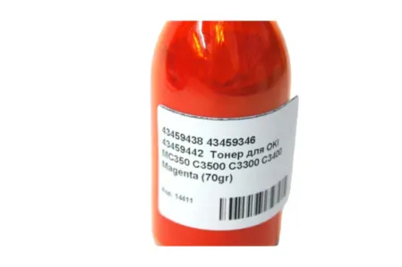 Тонер 43459438/ 43459346/ 43459442 для OKI MC350/ C3500/ C3300/ C3400 Magenta (70gr)