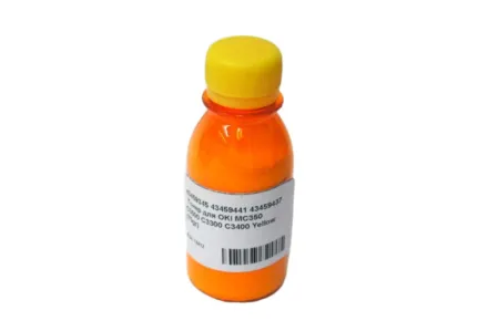 Тонер 43459345/ 43459441/ 43459437 для OKI MC350/ C3500/ C3300/ C3400 Yellow (70gr)