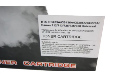 Картридж CB435A | CB436A | CE285A | CE278A | 712 | 713 | 725 | 726 | 728 для HP P1005/ 1505/ P1102/ P1560/ Canon 728 совместимый