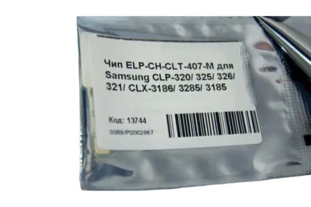 Чип CLT-M407S для Samsung CLP-320/ 325/ 326/ 321/ CLX-3186/ 3285/ 3185