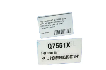 Картридж Q7551X (HP 51X) для HP LaserJet P3005/ M3027/ M3035 совместимый