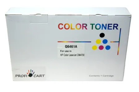 Картридж Q6461A (644A) голубой для HP Color LaserJet CLJ-4730 / CLJ-CM4730 совместимый (12000 стр.)