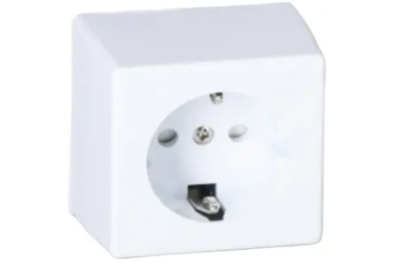 Розетка одноместная PC20-3-ББ, ERB11-K01-16-Dc, в упаковке 10 шт (брутто 0.65 кг)