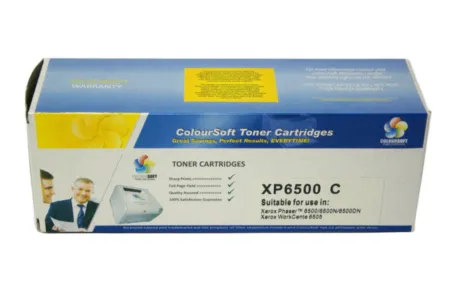 Картридж 106R01598 106R01601 cyan для XEROX Phaser 6500 / WorkCentre WC-6505 совместимый