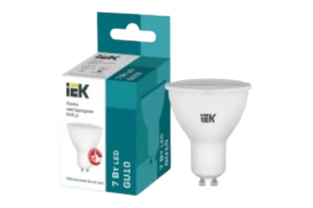Лампа светодиодная LLE-PAR16-7-230-40-GU10, шт LLE-PAR16-7-230-40-GU10 для моделей iek