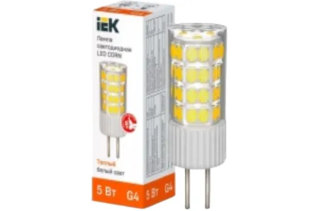 Лампа светодиодная LLE-CORN-5-230-30-G4, шт LLE-CORN-5-230-30-G4 для моделей iek