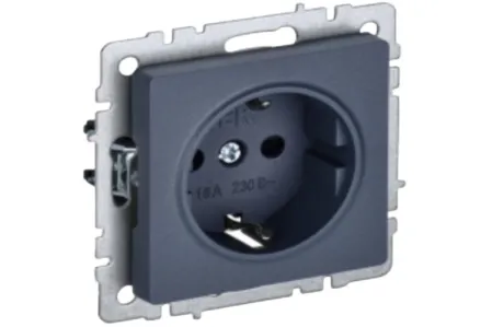 Розетка BR-R11-16-K35, цвет маренго, шт BR-R11-16-K35 для моделей iek