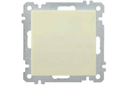 Выключатель одноклавишный FVB10-K38-10, цвет крем FVB10-K38-10 для моделей iek