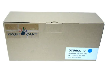 Картридж 43381923 | 43381907 голубой для Oki C5600/ C5700 совместимый