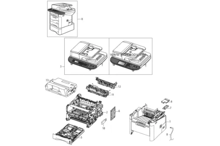 Главная плата (форматтер) 140N63643 | 140N63673 | JC92-02475A для Xerox WC 3315