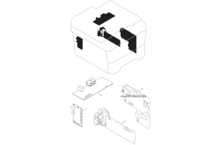 Плата форматирования LT1142020 | LT1064001 для Brother DCP7055 dcp7057