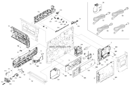 Главная плата 302NW94030 | 302NW94040 | 302NW94060 | 2NW0102 для Kyocera ECOSYS M6530cdn