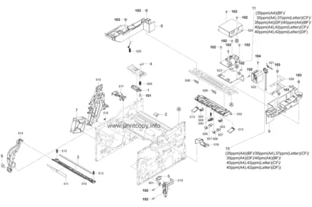 Плата факса 303PA94010 | 303PA94011 для Kyocera M2540dn/ M2540dw/ M2635dn/ M2635d