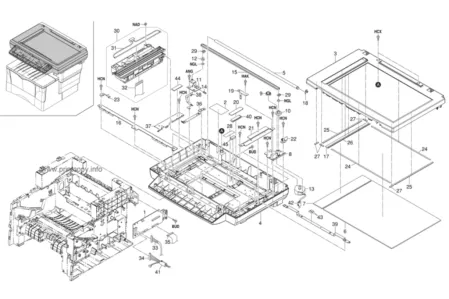 Плата управления сканером 2DC01020 | 2GM0114 для Kyocera FS1018MFP/  KM1500/ KM1815