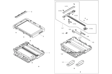 Плата сканера JC92-02623A для Samsung SLC480FN/ SLM2670F/ SLM2675F/ SLM2870FD/ SLM2875FD/ SLM2875FW
