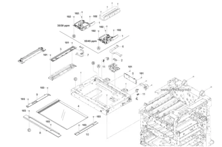 Плата сканера 302K994230 | A0498DVP+GH для Kyocera TASKalfa 3050ci/ 3500i/ 4500i/ 5500i