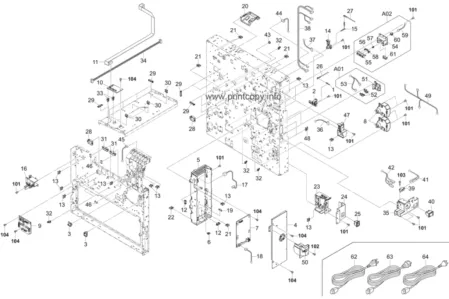 Плата 302N994080 | A0714BCZ+GH для Kyocera TASKalfa 3501i/ 4501i/ 5501i/ 6501i/ 8001i