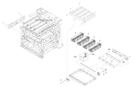 Плата наличия картриджа 302K994220 | 2K9A0523 для Kyocera TASKalfa 3050ci/ 5550ci/ FSC8650DN