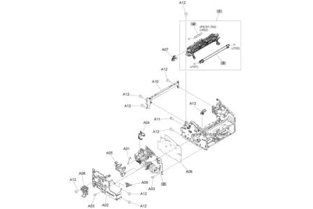 Главная плата (форматтер) CZ183-60001 для HP LaserJet Pro MFP M125ra/ M127
