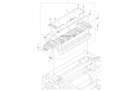 Узел выхода бумаги LY6603001 для Brother MFC-9330CDW/ MFC-9140CDN/ MFC-9340CDW