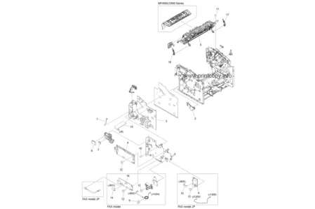 Плата форматирования (форматтер) FM4-7166 для Canon MF4450