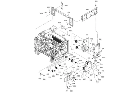 Узел термозакрепления 302MS93074 FK-3100 для Kyocera ECOSYS M3040dn/ FS-2100DN (В)