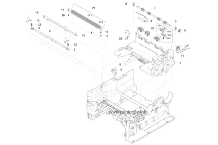 Ролик выхода в сборе 022N02081 для Xerox Phaser 3428/ 3600/ 3150