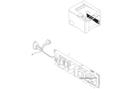 Плата питания LM9287001 | MPW8404 для Brother HL4040CN/ DCP9040CN/ MFC9840CDW