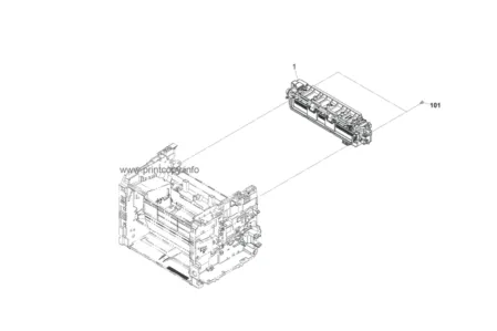 Узел термозакрепления 302M593010 для Kyocera FS1020MFP/ FS1025MFP/ FS1120MFP/ FS1125MFP/ FS1220MFP/ FS1320MFP/ FS1325MFP