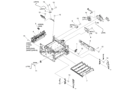Разъём USB FE8-0014 для Canon LBP612Cdw/ LBP622Cdw/ LBP623Cdn/ MF631Cn/ MF632Cdw/ MF633Cdw/ MF641Cw