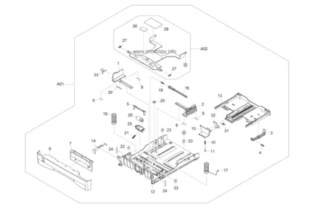 Кассета в сборе CT-1130 302MH93040 для Kyocera Mita FS-1135MFP/ ECOSYS M2030dn M2035