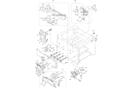 Редуктор LR1246001 | LR1904001 для Brother HL4040CN/ DCP9040CN/ MFC9840CDW
