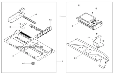 Лоток JC61-04445A/ 001N00549 для Samsung ML2160/ 2165/ 2167/ 2168/ SCX3400/ 3405/ M2020/ 2021/ 2022/ 2070/ 2071/ Xerox Ph3020/ WC3025/ 3220/