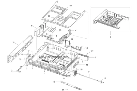 Лоток 2-й JC90-01141A для Samsung CLX9201NA/ CLX9251NA/ SCX8123NA