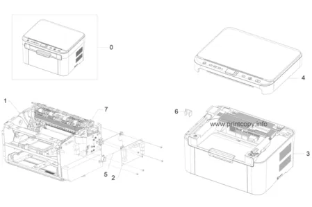 Шлейф лазера JC39-01419A для Samsung SCX3200/ SCX3205/ M2620DW/ M2625DW/ M2820DW/ M2825DW/ M2670F/ SLM2675F/ SLM2830DW/ XPRESS M2830DW/ M2835DW/ M2870FD/ M2880FW/ M2885FW/ M3015ND