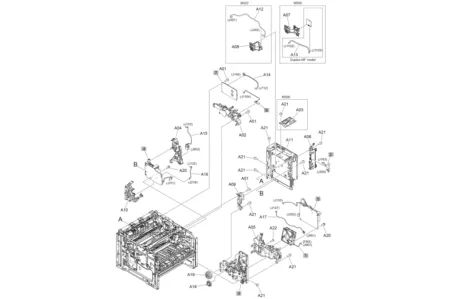 Плата DC Controller RM2-7950 duplex для HP LaserJet M501n/ M506dn/ M527