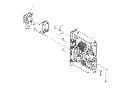 Главная плата FM4-3140 для Canon iR Advance C2025