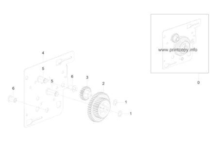 Редуктор узла подачи JC61-04086A для Samsung ML3310ND/ ML3312D/ ML3710D/ SCX4833FD/ SCX5637FR
