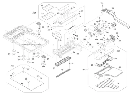 Ядро ADF 303LJ94061 | 303LJ31030 для Kyocera Ecosys M2030dn/ M6026cdn/ FS1035MFP/ FSC2126MFP