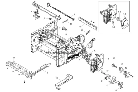 JC61-05757A (JC66-03829A / JC66-03828A) Редуктор узла подачи для 179FNW / Samsung C480FW/CLX-3305