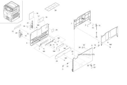Лоток ручной подачи 302BC06035 | 302BC06046 для Kyocera TASKalfa 250CI/ 300CI/ 400CI/ 500CI/ 620/ 820