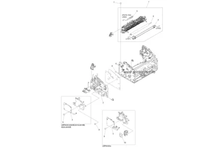 Узел закрепления RM1-6873 для Canon LBP6020B/ LJ M1132/ M1136/ M1212/ M1214/ M1218/ P1102/ P1109