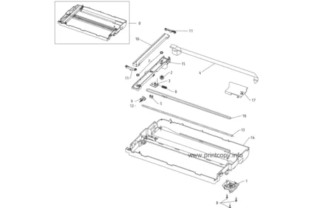 Ремень линейки сканирования 007N01704 для Xerox PHASER 3320/ PHASER 3330/ WC 3315/ WC 3325 MFP