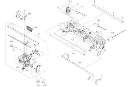 Плата подключения печатающей головки 2124972 для Epson L1300/ Stylus Office B1100/ T1100/ B1100/ ME Office 1100/ WorkForce WF1100