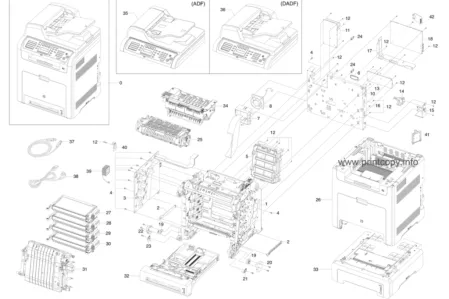 Плата питания 105N02091 | JC44-00100A для Samsung CLP650/ SCX-4321/ SCX-4521F/ SCX-6345N/ SCX-6555N/ CLX6200FX/ CLX6210FX/ CLX6240FX/ WC 4150