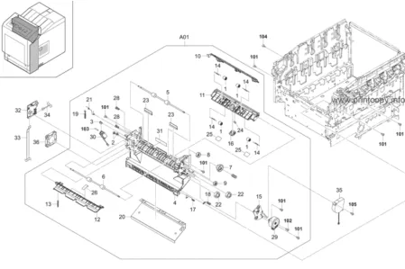 Шестерня Z28S 302HN28200 для Kyocera Mita ECOSYS M6030CDN/ FS-C5100DN/ C5200DN/ C5300DN/ FS-C5350DN/ ECOSYS P6030CDN/ FSC5100DN/ FSC5200DN/ FSC5300DN/ FSC5350DN